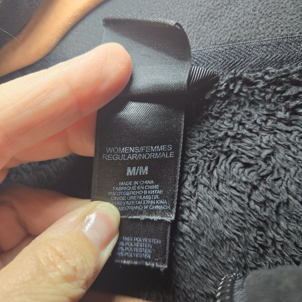 The North Face Osito Black Fleece Coat Size Medium - Picture 4 of 9